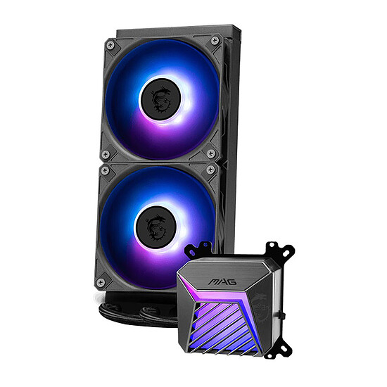 Watercooling AIO MSI MAG CORELIQUID A15 240 - Noir - Autre vue