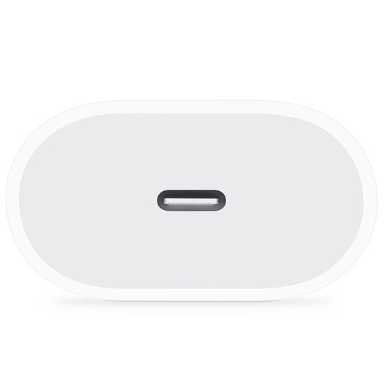 Chargeur Apple Adaptateur secteur USB-C 20W Blanc - Autre vue