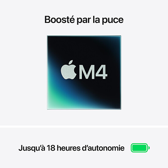 MacBook Apple MacBook Air M4 15" (2025) Argent 24Go/512 Go (MC6J4FN/A) - Autre vue