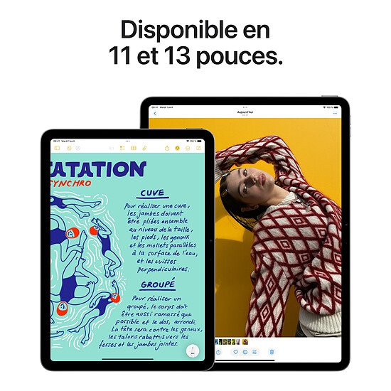 Tablette Apple iPad Air M3 Wi-Fi 11" 2025 - 128 Go - Lumière stellaire - Autre vue