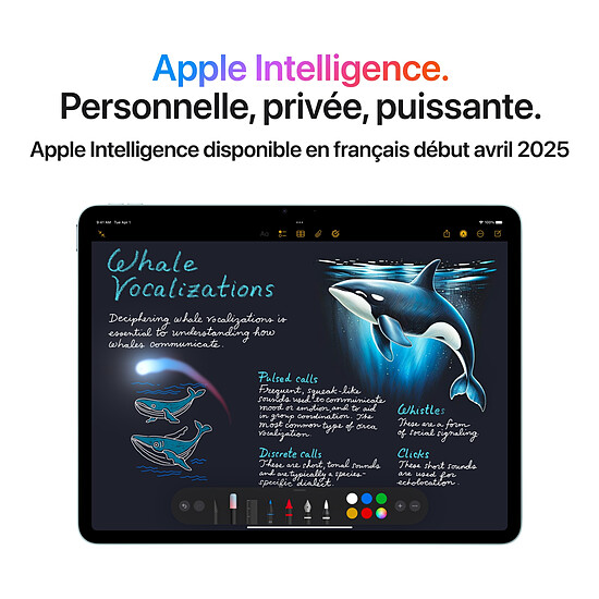 Tablette reconditionnée Apple iPad Air M3 Wi-Fi 11" 2025 - 128 Go - Gris sidéral · Reconditionné - Autre vue