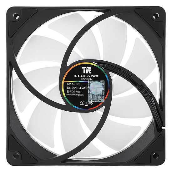 Ventilateur Boîtier Thermalright TL-C12C-S Triple Pack - Noir - Autre vue