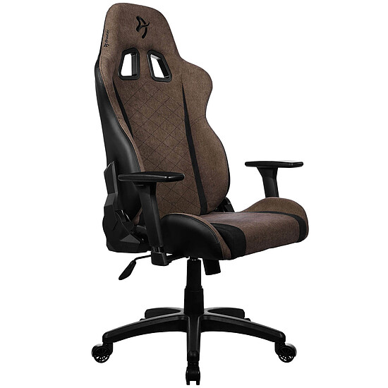 Fauteuil gamer Arozzi Avanti Soft Fabric - Marron - Autre vue