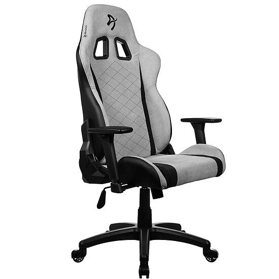 Fauteuil gamer Arozzi Avanti Soft Fabric - Gris Clair - Autre vue