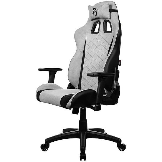 Fauteuil gamer Arozzi Avanti Soft Fabric - Gris Clair - Autre vue