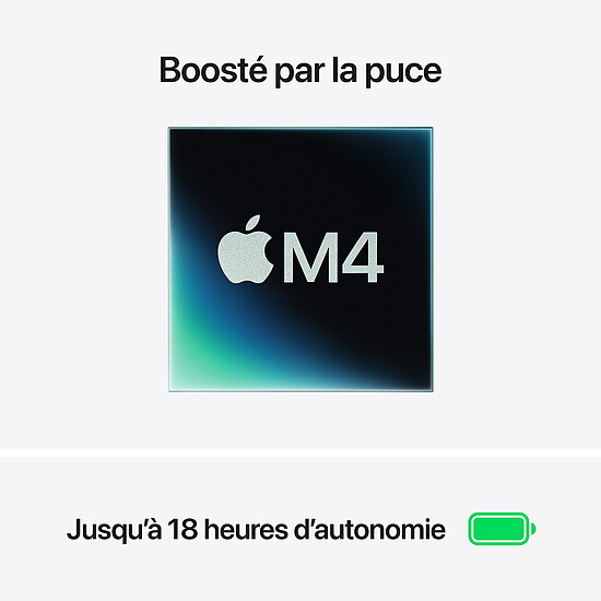 MacBook Apple MacBook Air M4 13" (2025) Argent 24Go/512 Go (MC654FN/A) - Autre vue