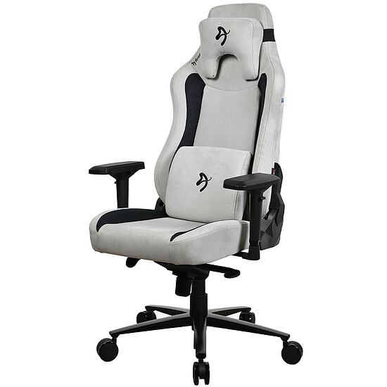 Fauteuil gamer Arozzi Vernazza Supersoft - Gris Clair
