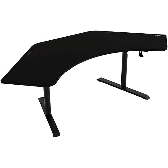 Bureau gamer Arozzi Arena Angelo - Noir Intégral - Autre vue
