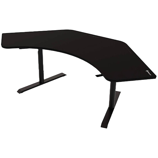 Bureau gamer Arozzi Arena Angelo - Noir Intégral - Autre vue