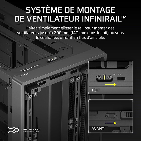 Boîtier PC Corsair FRAME 4000D - Noir - Autre vue
