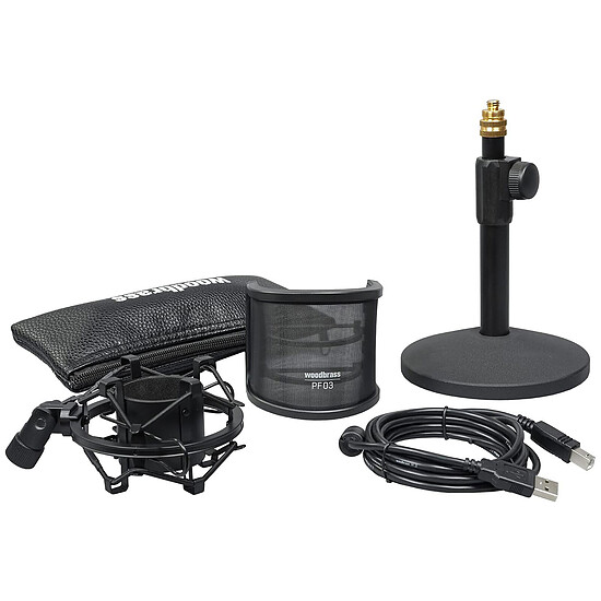 Microphone Woodbrass Bird UM1 Podcast USB Pack - Autre vue