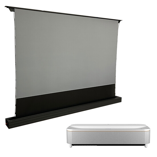 Vidéoprojecteur Epson EH-QS100 Blanc + Oray ALR Série 2 Motorisé ascendant 100" - Autre vue