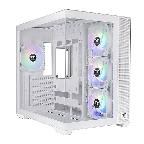 Boîtier PC Thermaltake View 380 TG ARGB - Blanc