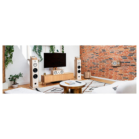 Enceintes HiFi / Home-Cinéma Triangle Borea BRS1 (la paire) - Chêne clair  - Autre vue
