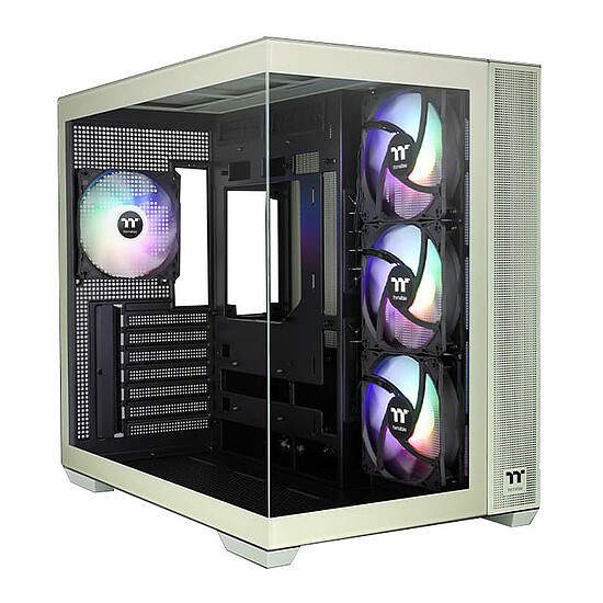 Boîtier PC Thermaltake View 380 TG ARGB - Vert matcha