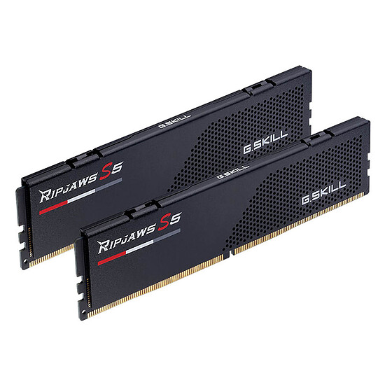 Mémoire RAM G.Skill Ripjaws S5 Black - 2 x 24 Go (48 Go) - DDR5 6000 MHz - CL30 - Autre vue