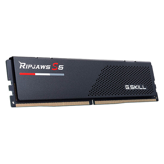 Mémoire RAM G.Skill Ripjaws S5 Black - 2 x 24 Go (48 Go) - DDR5 6000 MHz - CL30 - Autre vue