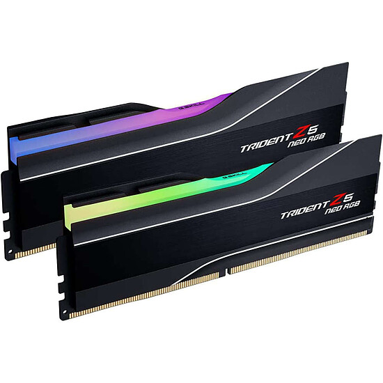 Mémoire RAM G.Skill Trident Z5 Neo RGB Black - 2 x 16 Go (32 Go) - DDR5 6000 MHz - CL28 - Autre vue