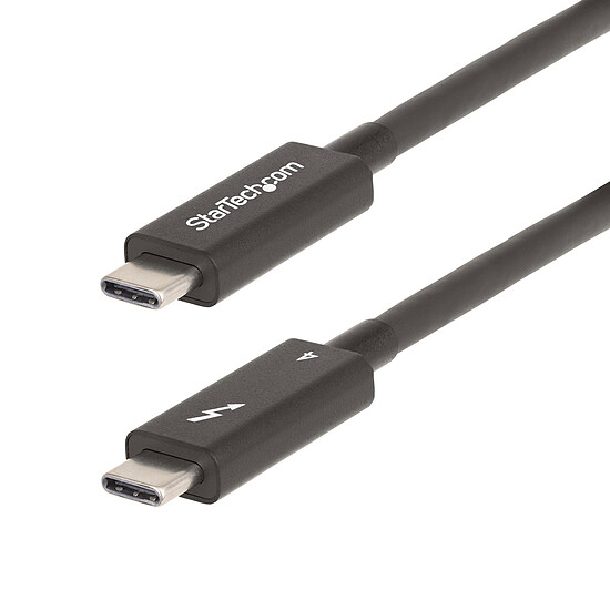 Câble USB StarTech.com Câble Thunderbolt 4 (40 Gb/s) USB-C - M/M - Noir - 0.5 m  - Autre vue