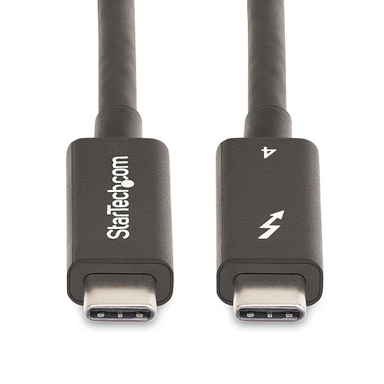 Câble USB StarTech.com Câble Thunderbolt 4 (40 Gb/s) USB-C - M/M - Noir - 0.5 m  - Autre vue