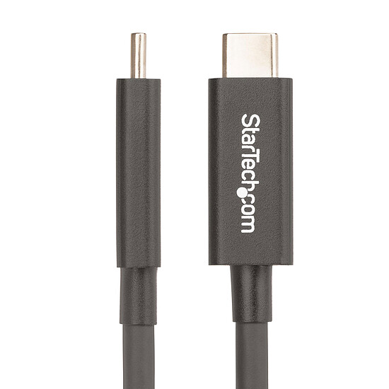 Câble USB StarTech.com Câble Thunderbolt 4 (40 Gb/s) USB-C - M/M - Noir - 0.5 m  - Autre vue