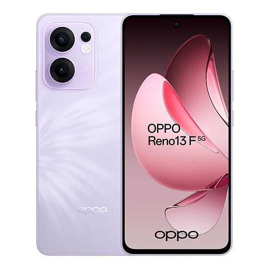 Smartphone OPPO Reno 13 F 5G (Violet papillon) - 256 Go - 8 Go