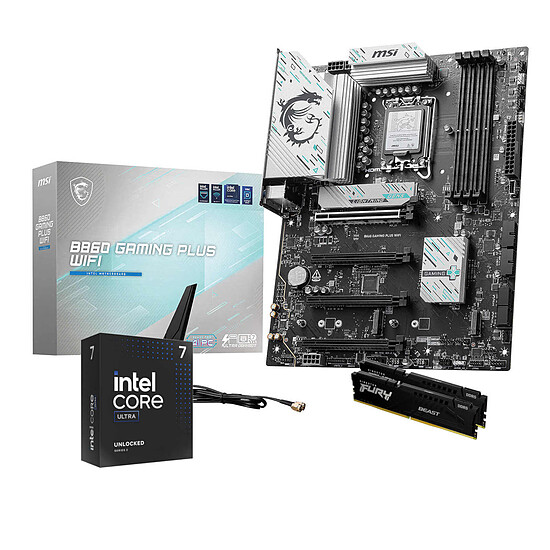 Kit upgrade PC Intel Core Ultra 7 265K + MSI B860 + 32 Go