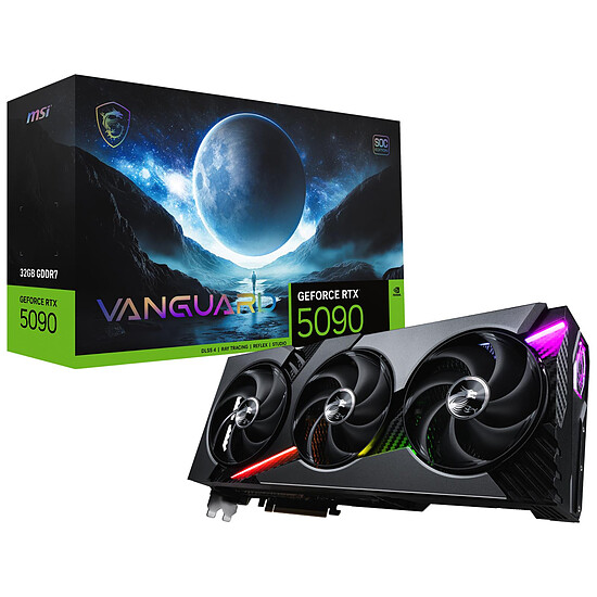 Carte graphique MSI GeForce RTX 5090 32G VANGUARD SOC