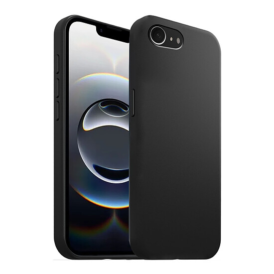 Coque et housse Akashi Coque de protection en silicone noir- Apple iPhone 16e / 17e - Autre vue