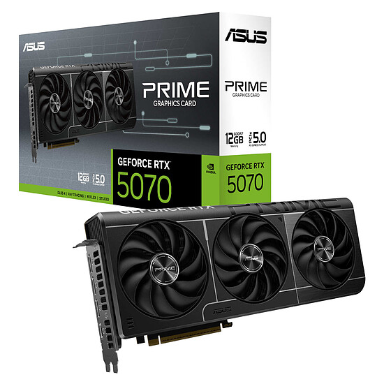 Carte graphique Asus PRIME GeForce RTX 5070 12GB GDDR7 (Exclusivité web)