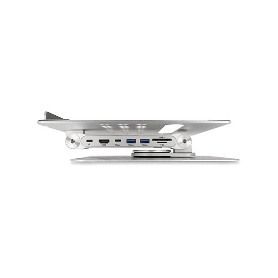 Station d'accueil PC portable INOVU Support rotatif 360° avec Hub USB-C 6-en-1 - Autre vue