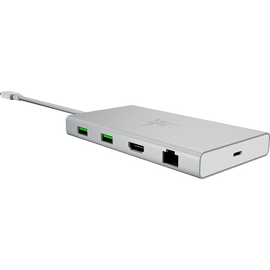 Station d'accueil PC portable Razer USB-C Dock - Blanc - Autre vue