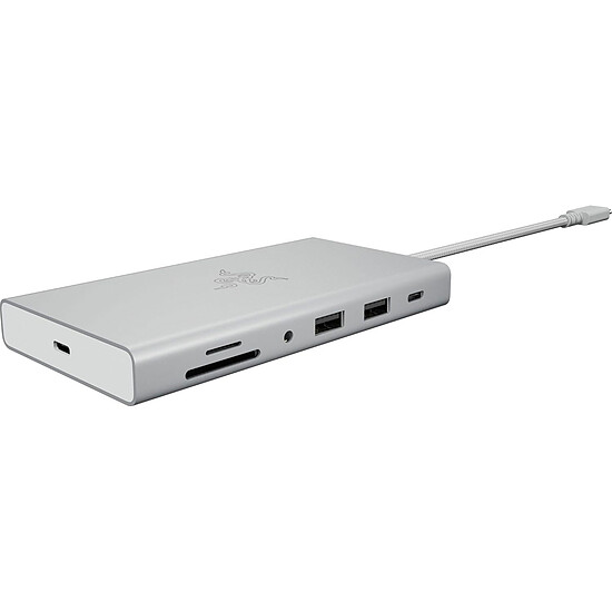 Station d'accueil PC portable Razer USB-C Dock - Blanc - Autre vue
