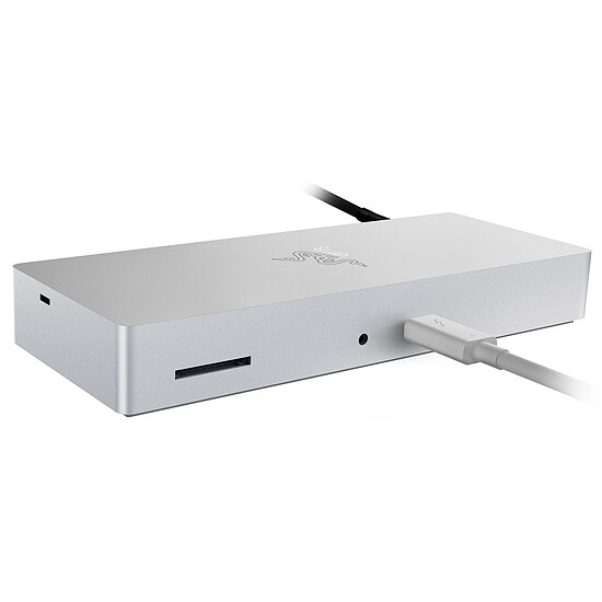 Station d'accueil PC portable Razer Thunderbolt 4 Dock Mercury - Blanc - Autre vue