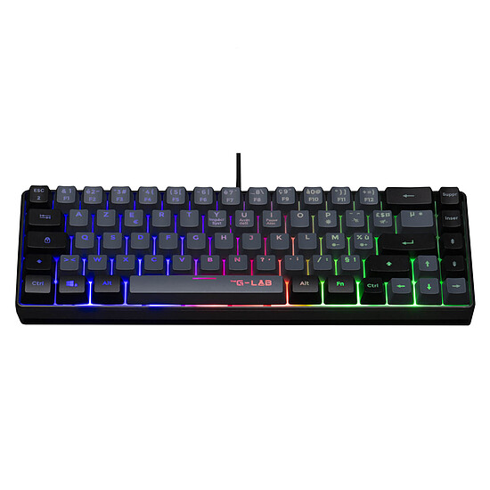 Clavier souris gamer The G-Lab Combo Hydrogen GRB - Noir - Autre vue