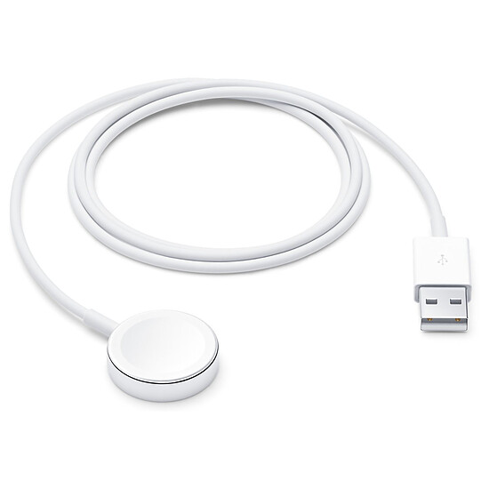 Accessoires montre et bracelet Apple Câble de charge rapide magnétique vers USB-A pour Apple Watch (1 m)  - Autre vue