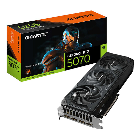 Carte graphique Gigabyte GeForce RTX 5070 WINDFORCE SFF 12G
