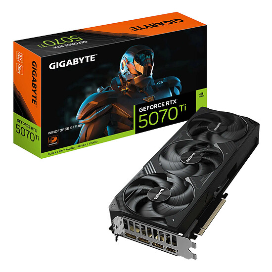 Carte graphique Gigabyte GeForce RTX 5070 Ti WINDFORCE SFF 16G - Autre vue