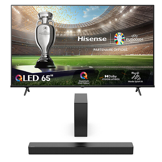 TV Hisense 65E7NQ + HS2100