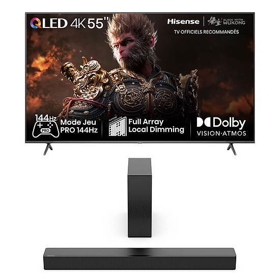 TV Hisense 55E7NQ Pro + HS2100