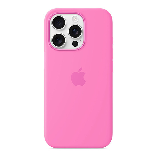 Coque et housse Apple Coque en silicone avec MagSafe pour iPhone 16 Pro - Pivoine