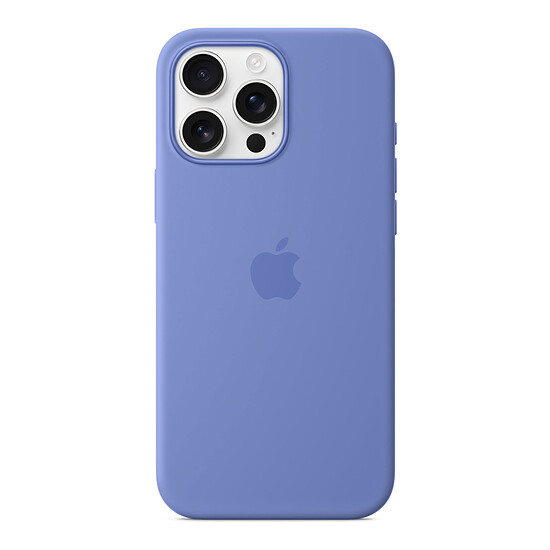 Coque et housse Apple Coque en silicone avec MagSafe pour iPhone 16 Pro Max - Bleu Pervanche