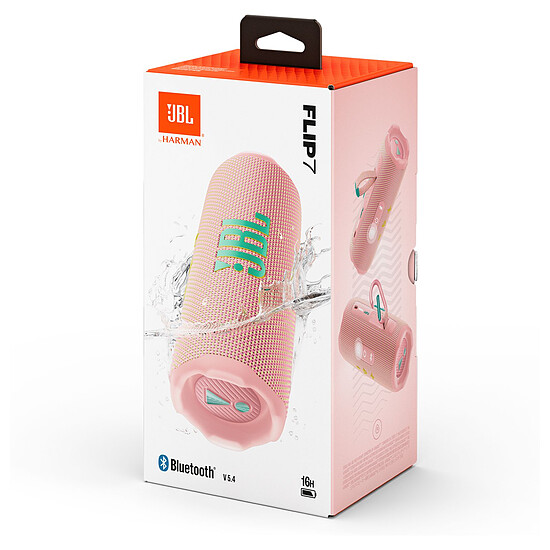Enceinte sans fil JBL Flip 7 Rose - Enceinte portable  - Autre vue