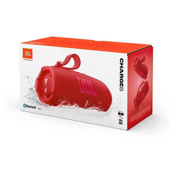 Enceinte sans fil JBL Charge 6 Rouge - Enceinte portable - Autre vue