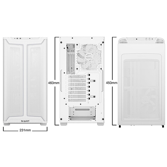 Boîtier PC be quiet! Pure Base 501 DX - Blanc - Autre vue