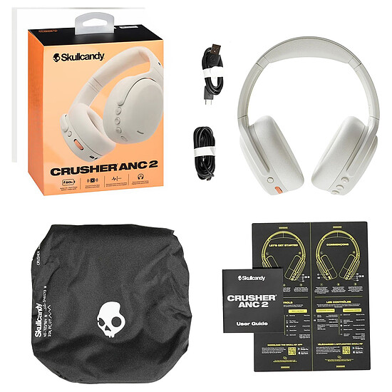 Casque Audio Skullcandy Crusher ANC 2 Blanc - Casque sans fil  - Autre vue