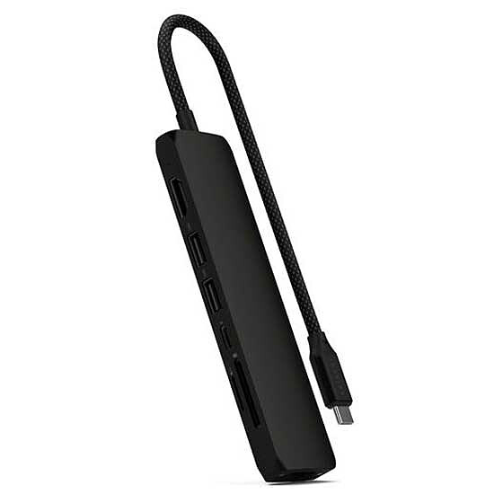 Hub USB SATECHI Multiports USB-C Slim 7-en-1 - Noir - Autre vue