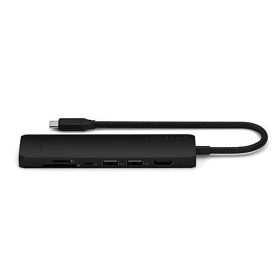 Hub USB SATECHI Multiports USB-C Slim 7-en-1 - Noir - Autre vue