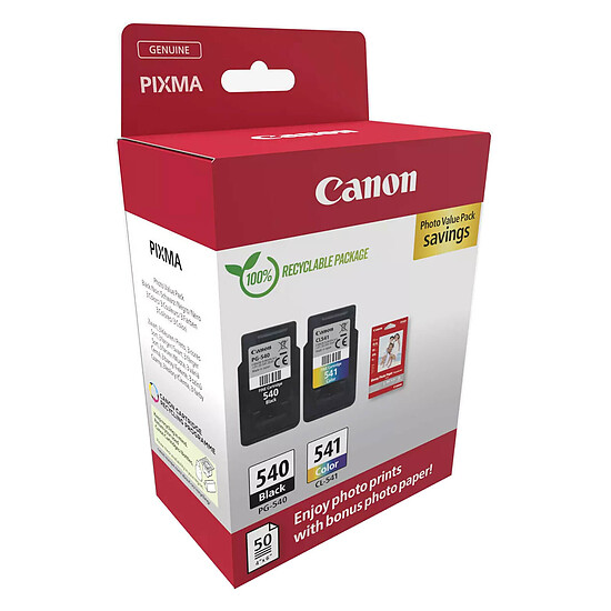 Cartouche d'encre Canon PG-540 + CL-541 - Multipack - Autre vue