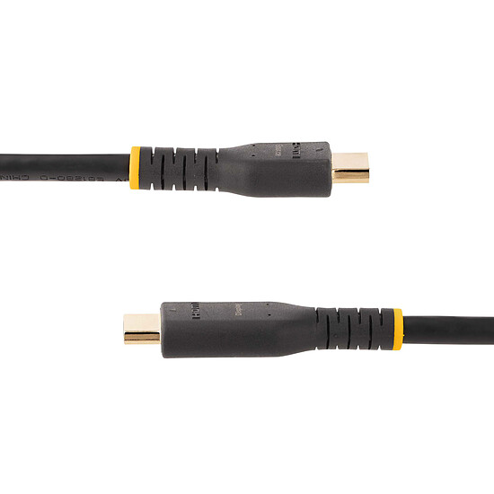 Câble HDMI StarTech.com Câble Durable HDMI 2.0 Certifié avec Ethernet - Noir - 10 m  - Autre vue